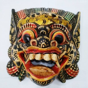 Giant Mask Balinese Carved Wood Art Bali THAI HANDMADE HOME Wall DECOR SOUVENIR    113157856565